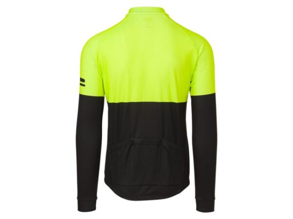 AGU LS Jersey Duo Fluo neonsárga kerékpáros férfi mez - Image 3