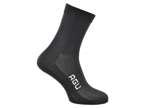 AGU Merino Socks fekete kerékpáros zokni