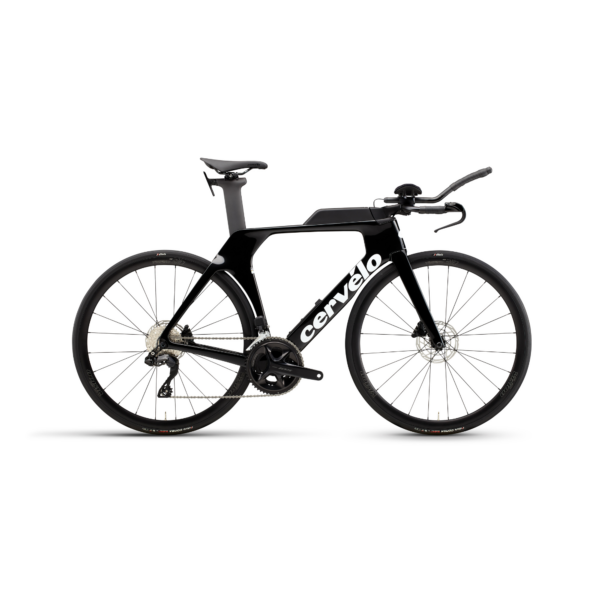 Cervélo P 105 Black, fekete triathlon, időfutam TT kerékpár