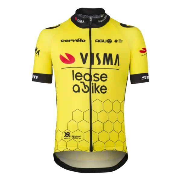 AGU Replica Jersey SS Visma I Lease a Bike gyerek kerékpáros mez