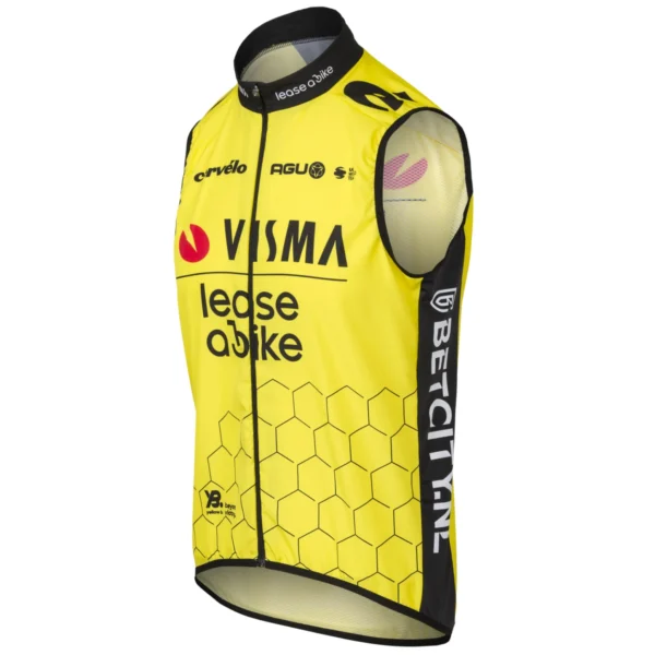 AGU Replica Wind Body Vest Visma I Lease a Bike 2024 kerékpáros mellény - Image 2