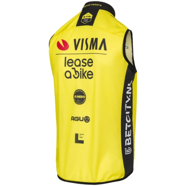 AGU Replica Wind Body Vest Visma I Lease a Bike 2024 kerékpáros mellény - Image 3