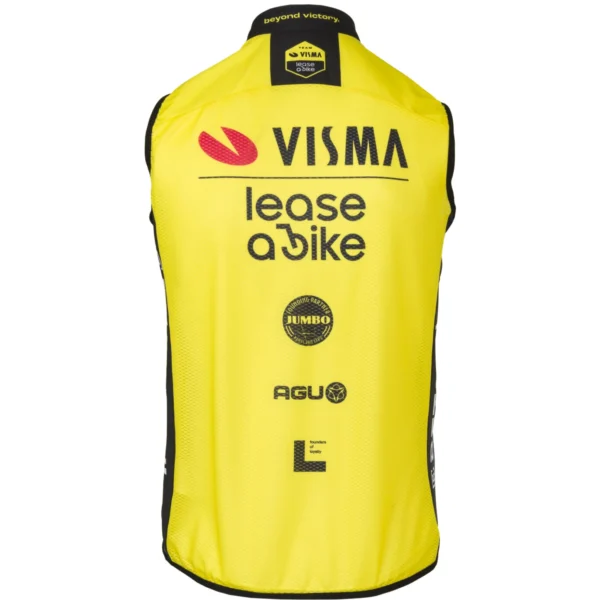 AGU Replica Wind Body Vest Visma I Lease a Bike 2024 kerékpáros mellény - Image 4