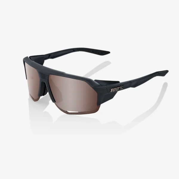 100% NORVIK Soft Tact Crystal Black HiPER Crimson Silver Mirror Lens napszemüveg