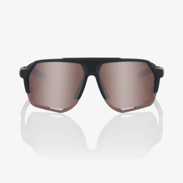 100% NORVIK Soft Tact Crystal Black HiPER Crimson Silver Mirror Lens napszemüveg - Image 2