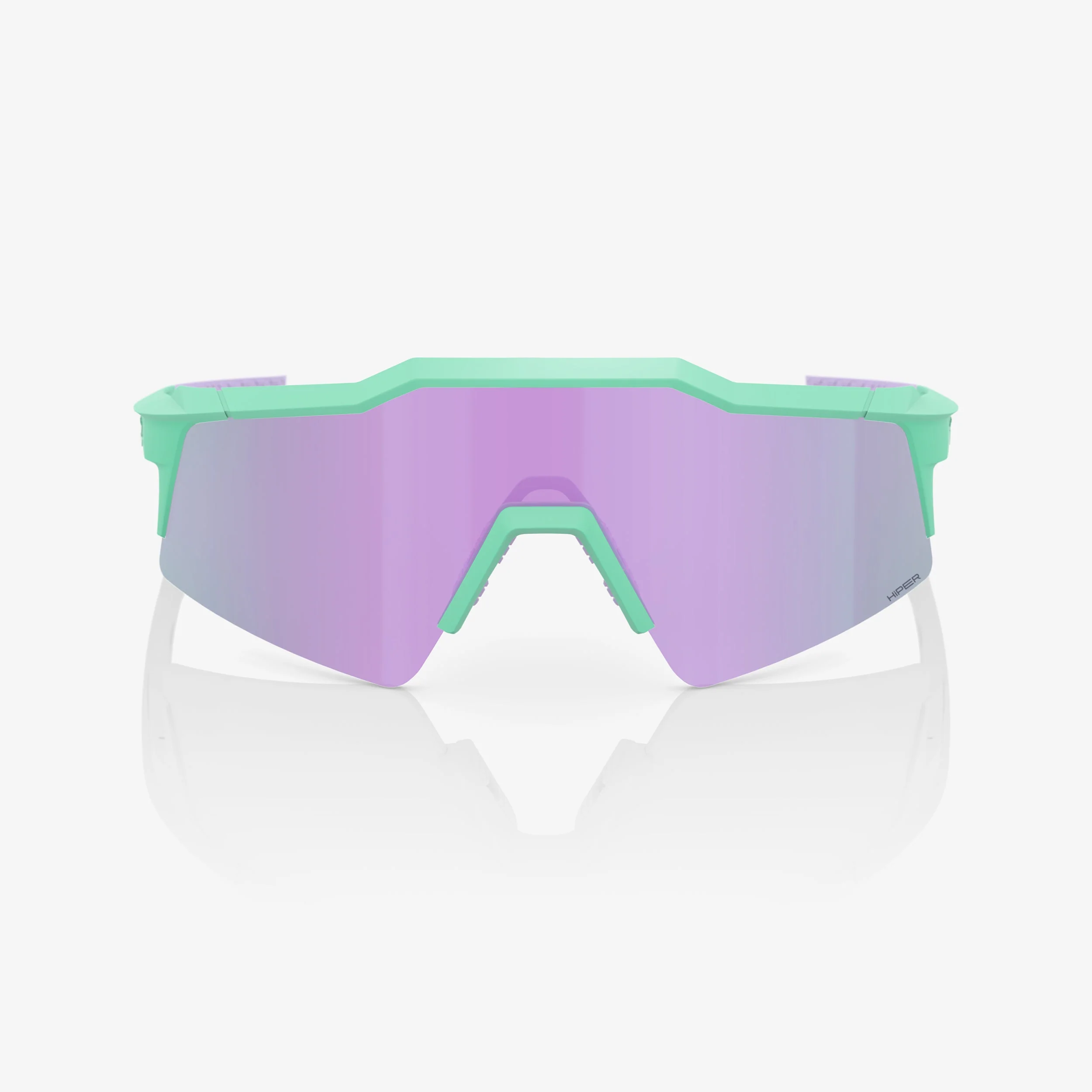 100% SPEEDCRAFT SL Soft Tact Mint HiPER Lavender Mirror Lens napszemüveg - Image 2