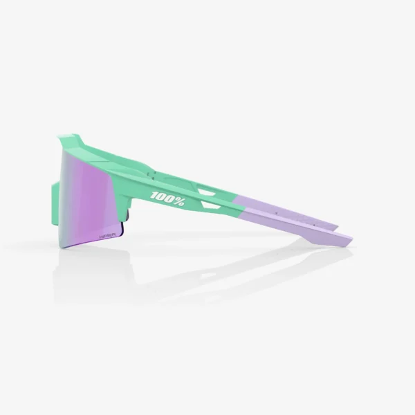 100% SPEEDCRAFT SL Soft Tact Mint HiPER Lavender Mirror Lens napszemüveg - Image 3