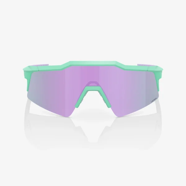 100% SPEEDCRAFT Soft Tact Mint HiPER Lavender Mirror Lens napszemüveg - Image 2