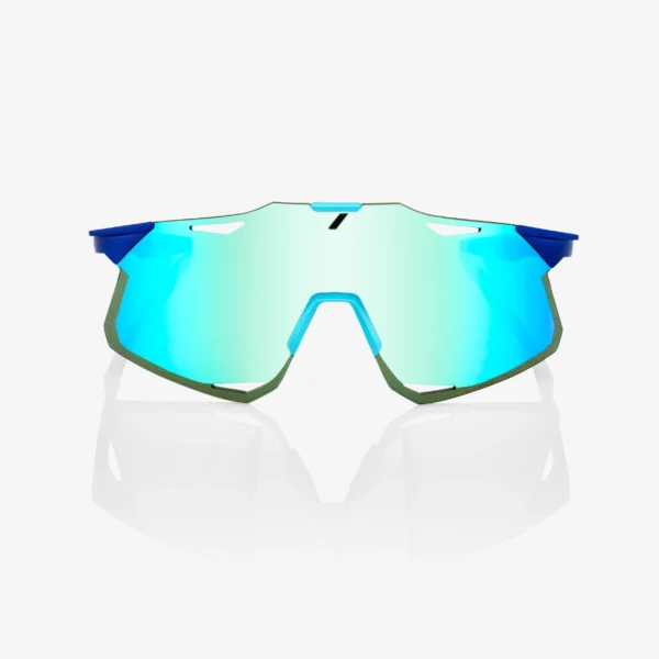 100% HYPERCRAFT Matte Metallic Into the Fade Blue Topaz Multilayer Mirror Lens napszemüveg - Image 2