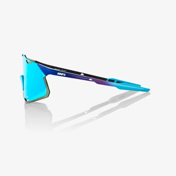 100% HYPERCRAFT Matte Metallic Into the Fade Blue Topaz Multilayer Mirror Lens napszemüveg - Image 3