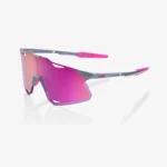 100% HYPERCRAFT Gloss Light Grey Purple Multilayer Mirror Lens napszemüveg