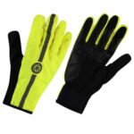 AGU Tech Rain Gloves Commuter Hi-Vis neonsárga kerékpáros kesztyű