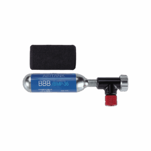 BBB Cycling Kerékpáros CO2 Pumpa - CO2EasyAir, alu test, fekete