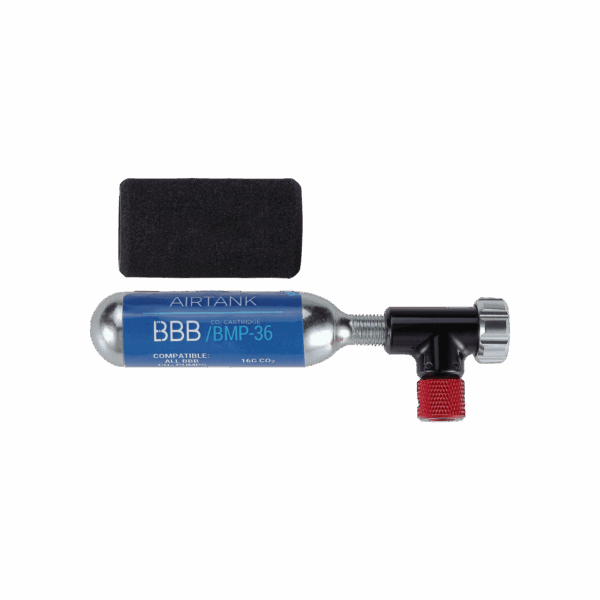 BBB Cycling Kerékpáros CO2 Pumpa - CO2EasyAir, alu test, fekete