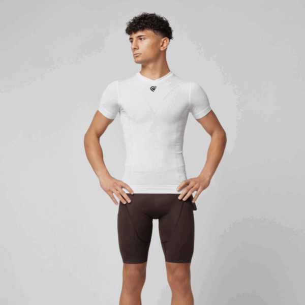 Pissei Maglia Intima Carbon MC fehér kerékpáros Aláöltözet - Image 2