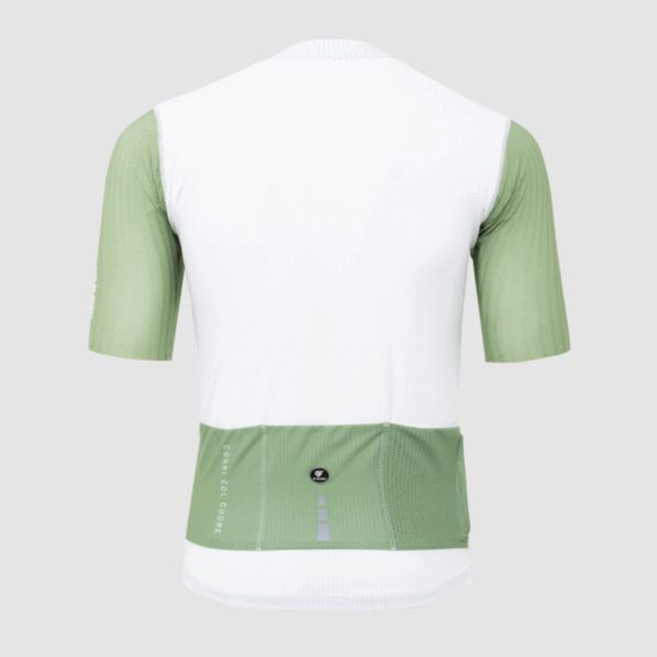 Pissei Sanremo Jersey zöld fehér kerékpáros mez - Image 2