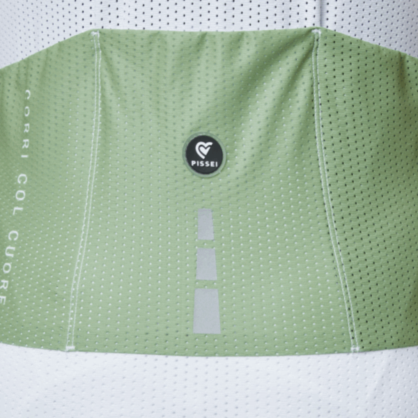 Pissei Sanremo Jersey zöld fehér kerékpáros mez - Image 8