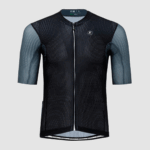Pissei Sanremo Jersey Nero/Antracite fekete szürke kerékpáros mez