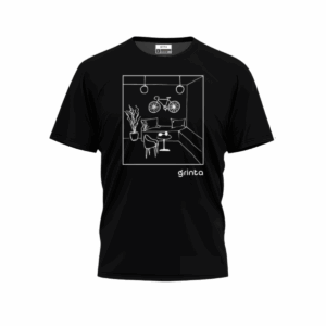Grinta - Dark Mood - Fekete Unisex Póló