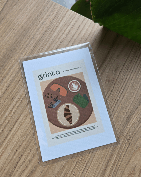 Grinta - Coffee Ride - Képeslap - Image 2