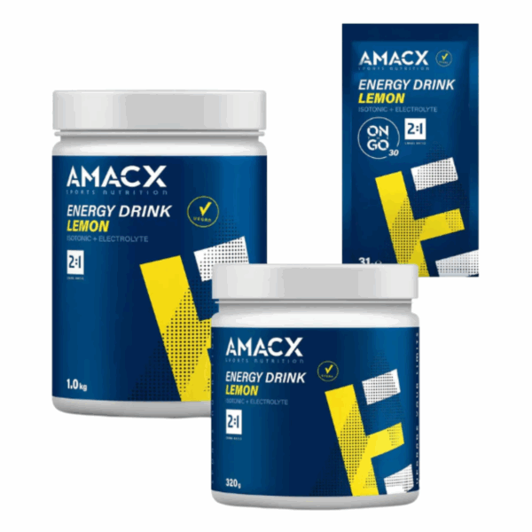 Amacx - Energy Drink - Lemon - citromos italpor 1kg - Image 3