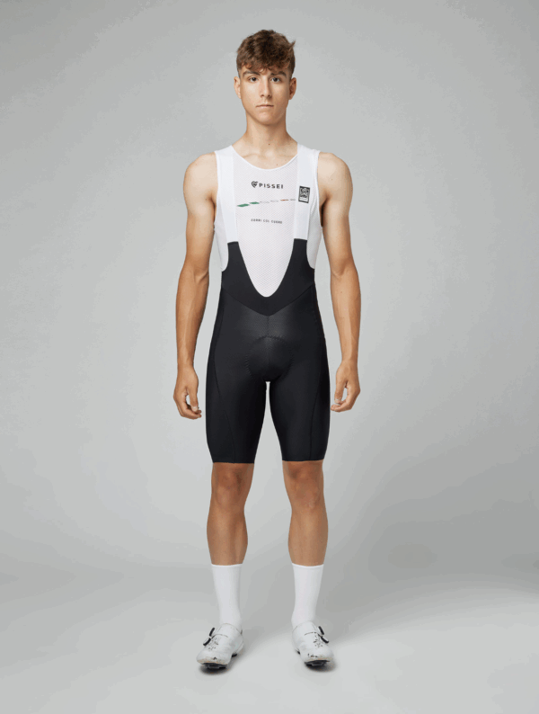 Pissei Cargo Bibshorts fekete kerékpáros rövidnadrág - Image 2