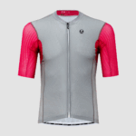 Pissei Sanremo Jersey szürke piros kerékpáros mez