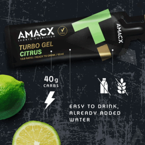 Amacx - Turbo Gel - Citrus - Lime-os energiazselé - Image 4