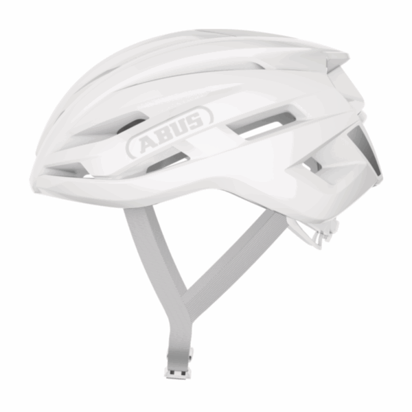 ABUS StormChaser ACE, In-Mold, pure white fehér kerékpáros sisak