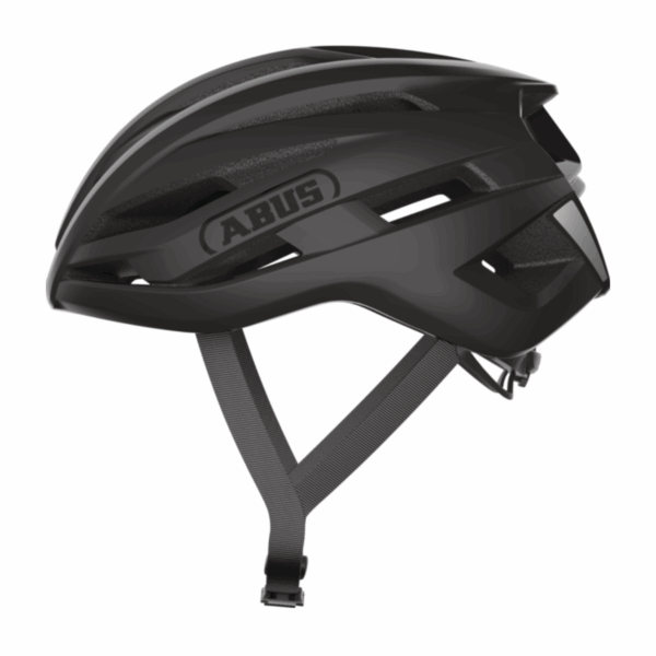 ABUS StormChaser ACE, In-Mold, velvet black fekete kerékpáros sisak