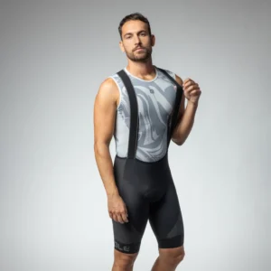 Alé R-EV1 Pro Race Strong Dyneema Tech fekete kerékpáros nadrág