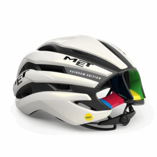Met Trenta 3K Carbon Mips Rainbow Ltd Edition Kerékpáros Sisak - Image 2