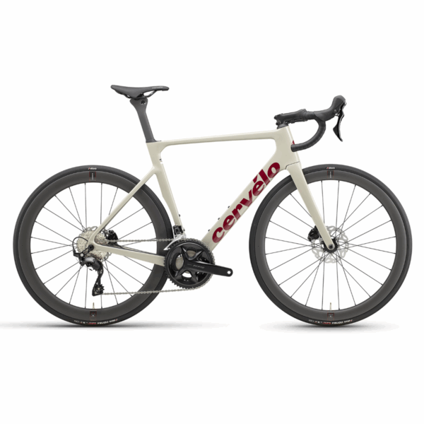Cervélo Soloist 105 Race Dried Amaranth krémszínű országúti kerékpár