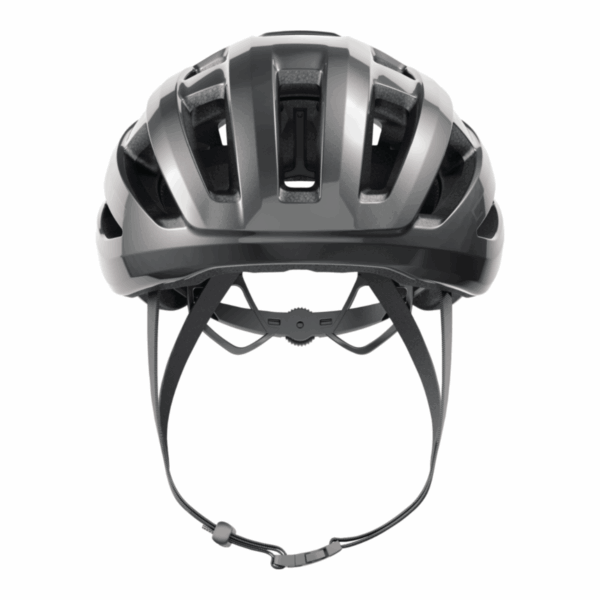 ABUS  Powerdome, In-Mold titan fekete piros kerékpáros sisak - Image 3