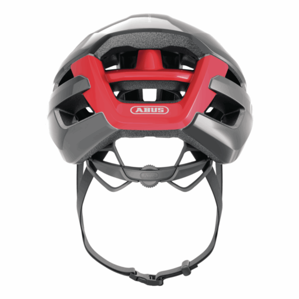 ABUS  Powerdome, In-Mold titan fekete piros kerékpáros sisak - Image 4