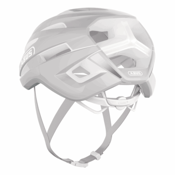 ABUS StormChaser ACE, In-Mold pure grey szürke kerékpáros sisak - Image 6