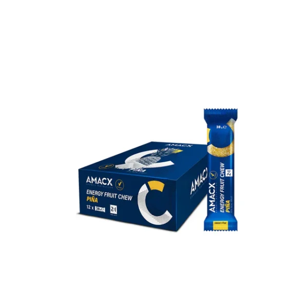 Amacx - Energy Fruit Chew - Piña- ananászos gumicukor szelet - Image 3