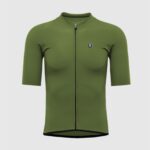 Pissei Primapelle Jersey Verde Militare zöld kerékpáros mez