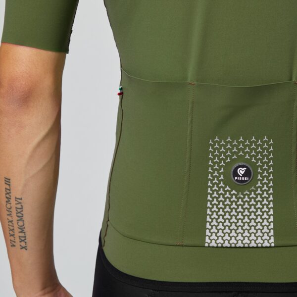Pissei Primapelle Jersey Verde Militare zöld kerékpáros mez - Image 4