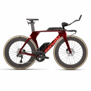 Cervélo P5 2025 Red Hot időfutam kerékpár
