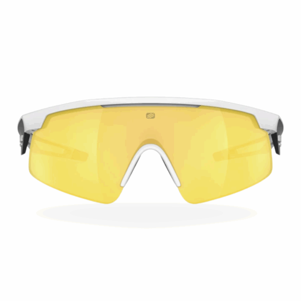 Rudy Project Turbolence Racing Bahrain White/Multilaser Yellow LIMITED EDITION 2025 - Image 2