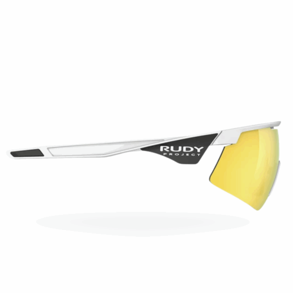 Rudy Project Turbolence Racing Bahrain White/Multilaser Yellow LIMITED EDITION 2025 - Image 4