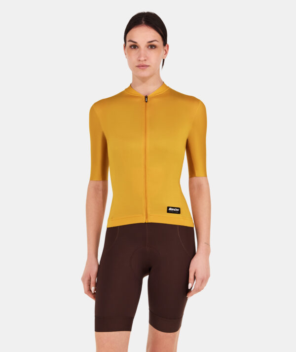 Santini RTR Okkersárga unisex kerékpáros mez - Image 4