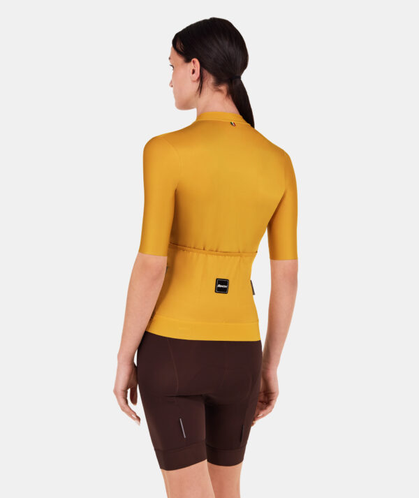 Santini RTR Okkersárga unisex kerékpáros mez - Image 5