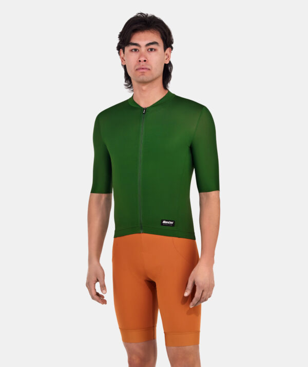 Santini RTR Terepzöld unisex kerékpáros mez - Image 3