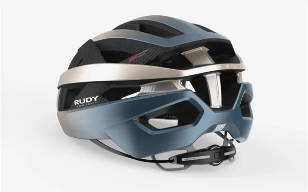Rudy Project Rebel Champagne/Blue Avio Limited Edition kerékpáros bukósisak - Image 4