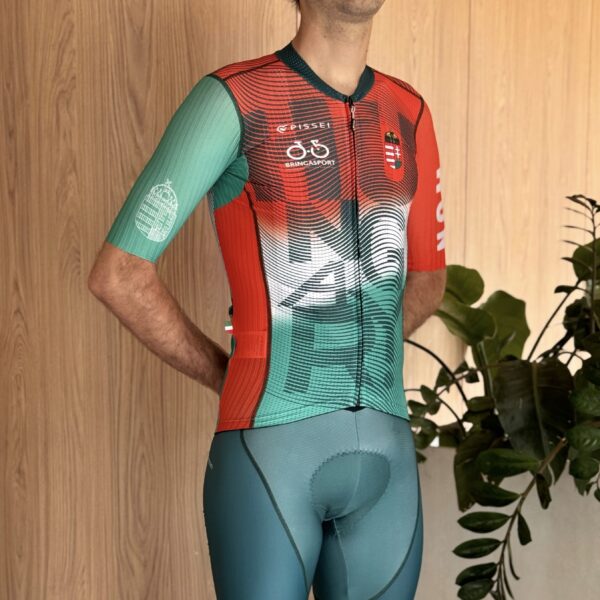 Pissei x Magyar Válogatott Race Fit profi kerékpáros mez - Image 3