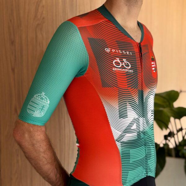 Pissei x Magyar Válogatott Race Fit profi kerékpáros időfutam egyberuha - Image 5