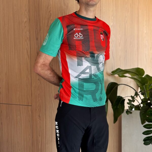 Magyar Kerékpár Válogatott BMX Short trikolór kerékpáros mez - Image 3