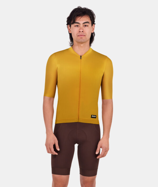Santini RTR Okkersárga unisex kerékpáros mez - Image 2